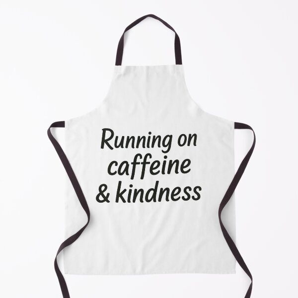 Item preview, ☕ Running on Caffeine & Kindness – Funny minimalist t-shirt for coffee and good mood lovers designed and sold by MINIMA.LIGN.