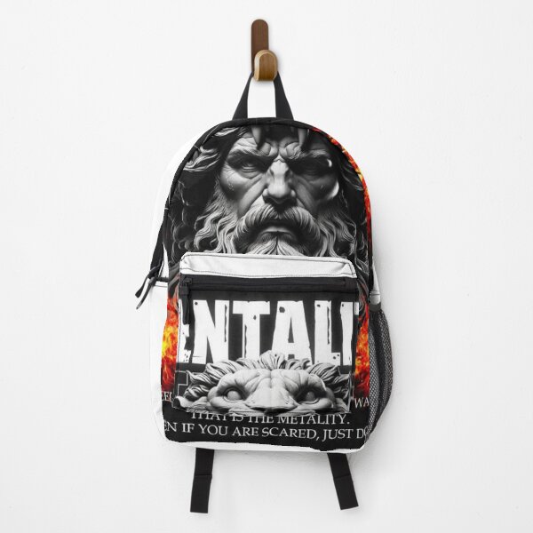 Item preview, MENTALITY Lion Head Statue Fire Graphic designed and sold by Odels.