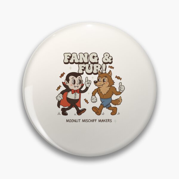 Item preview, Fang Fur Moonlit Mischief Makers Retro Monsters designed and sold by HoopeStylee.