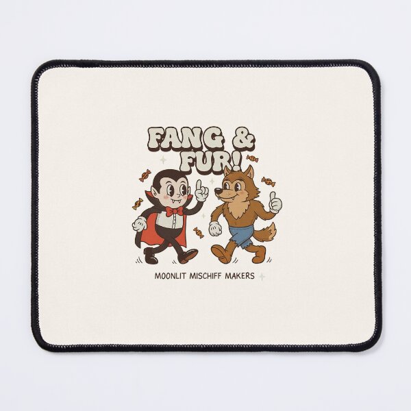 Item preview, Fang Fur Moonlit Mischief Makers Retro Monsters designed and sold by HoopeStylee.