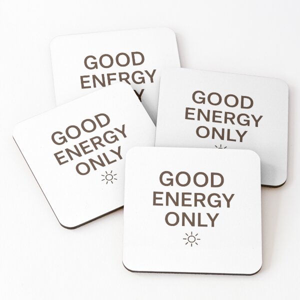 Item preview, Good Energy Only – Positive and inspiring minimalist t-shirt designed and sold by MINIMA.LIGN.