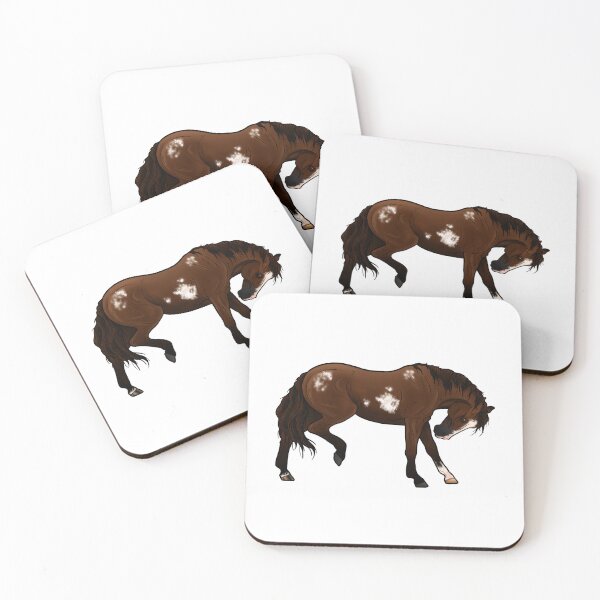 Item preview, Bay pinto horse designed and sold by theartsyeq_art.