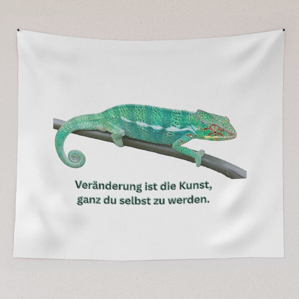 Item preview, Chameleon – Change is the art of becoming yourself designed and sold by Katja LebenFreude.
