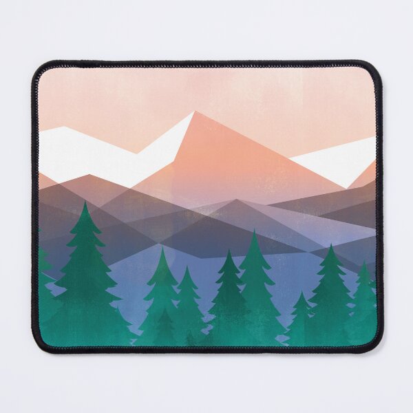 Item preview, Alpine Timberline - Pink designed and sold by Skyline-Art-Inc.