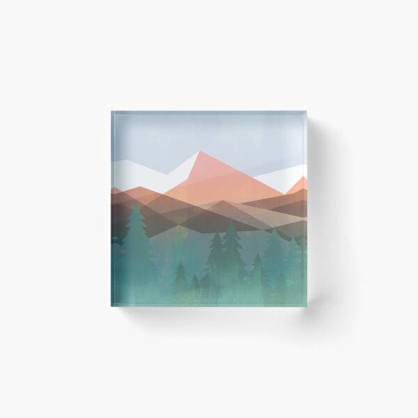 Item preview, Alpine Timberline - Blue designed and sold by Skyline-Art-Inc.