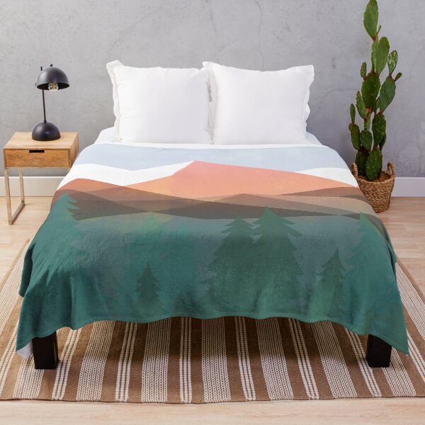 Item preview, Alpine Timberline - Blue designed and sold by Skyline-Art-Inc.