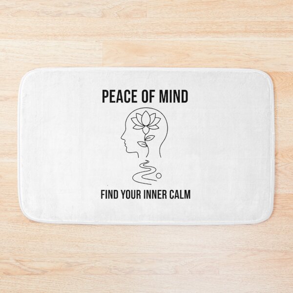 Item preview, Peace of Mind Minimalist Tee -Find Your Inner Calm Zen Design designed and sold by MINIMA.LIGN.