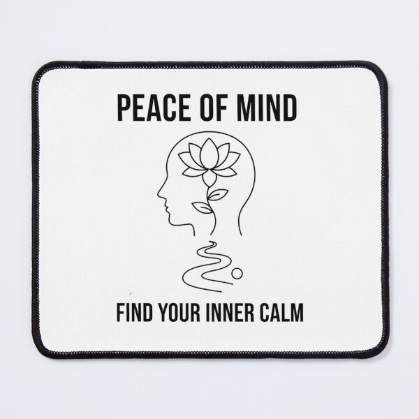 Item preview, Peace of Mind Minimalist Tee -Find Your Inner Calm Zen Design designed and sold by MINIMA.LIGN.