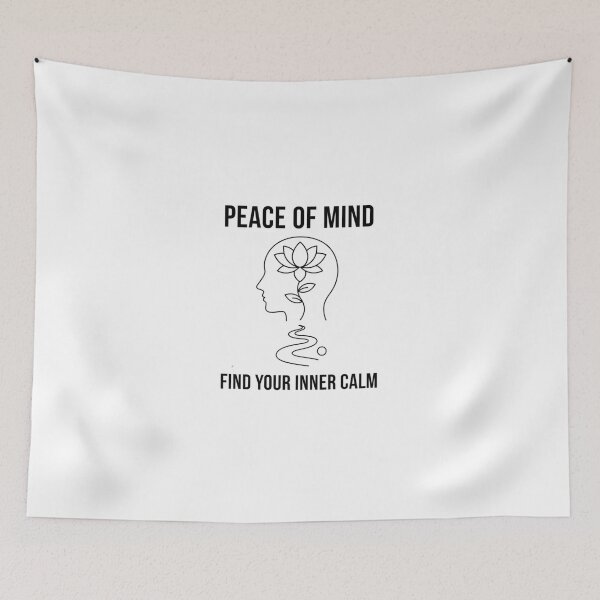 Item preview, Peace of Mind Minimalist Tee -Find Your Inner Calm Zen Design designed and sold by MINIMA.LIGN.
