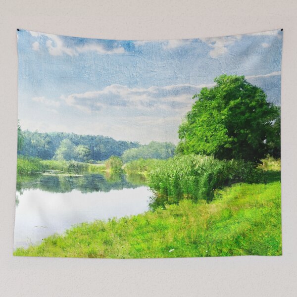 Item preview, Watercolor Pond II designed and sold by Skyline-Art-Inc.
