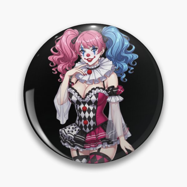 Item preview, bishoujo sexy psycho clown pink hair designed and sold by WingedMeteor.