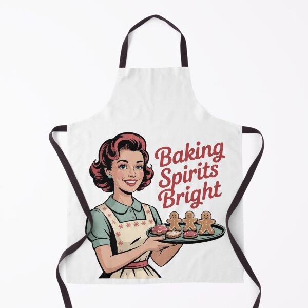 Item preview, Baking Spirits Bright – Vintage Retro Christmas designed and sold by WikaKowalczyk.