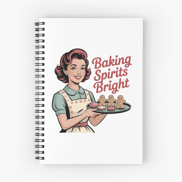 Item preview, Baking Spirits Bright – Vintage Retro Christmas designed and sold by WikaKowalczyk.