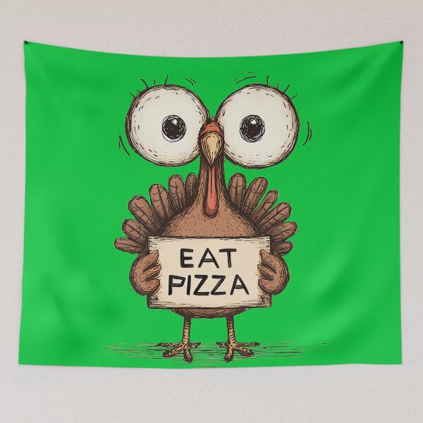 Item preview, Eat pizza chicken designed and sold by Brendon987.