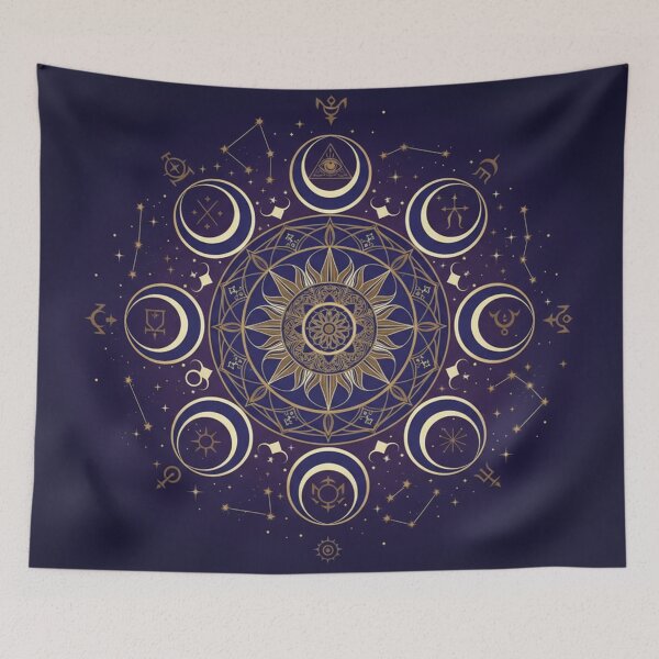Item preview, Celestial Mandala Galaxy Art – Spiritual Space Design designed and sold by CreazyCreator77.