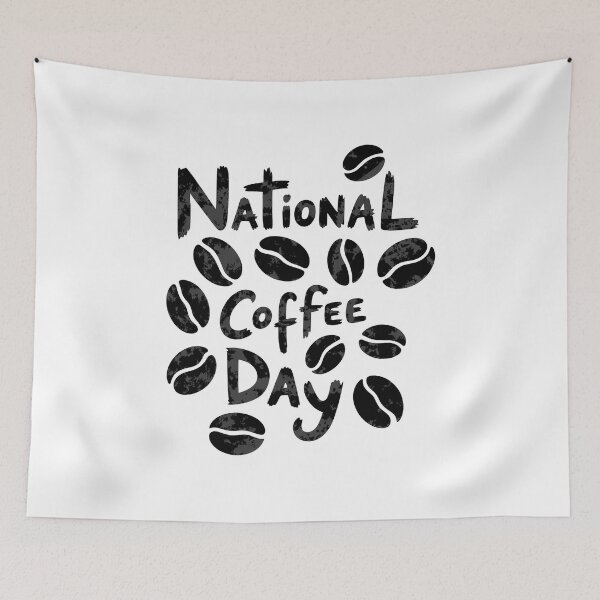 Item preview, National Coffee Day Vintage Design designed and sold by MonkiFlipp.