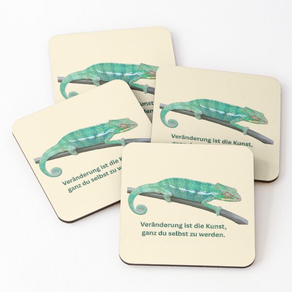 Item preview, Chameleon – Change is the art of becoming yourself designed and sold by Katja LebenFreude.