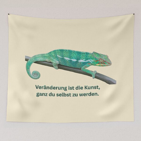 Item preview, Chameleon – Change is the art of becoming yourself designed and sold by Katja LebenFreude.