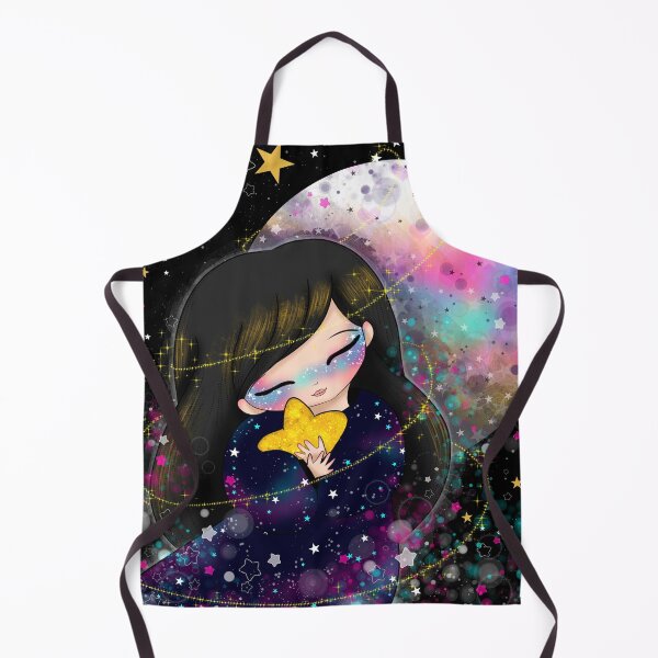 Item preview, Laptop case (girl with stars) designed and sold by fanny offre.
