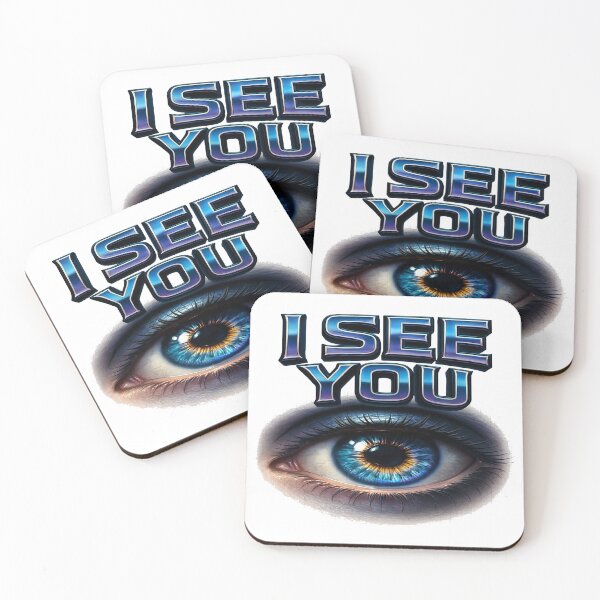 Item preview, I See You – Funny Eyes Watching Design designed and sold by Print4verse.