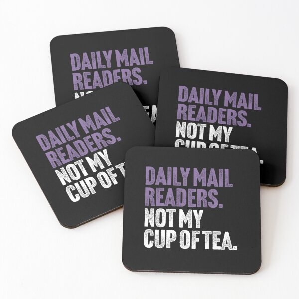Item preview, Daily Mail Readers - Not My Cup of Tea Funny Sarcasm Purple Vintage Style Joke designed and sold by Butter Creative.