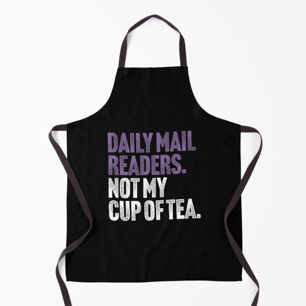 Item preview, Daily Mail Readers - Not My Cup of Tea Funny Sarcasm Purple Vintage Style Joke designed and sold by Butter Creative.
