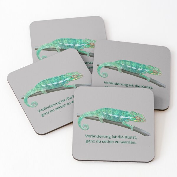 Item preview, Mindfulness design with chameleon; change is the art of becoming completely yourself designed and sold by Katja LebenFreude.