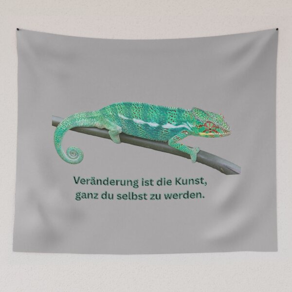 Item preview, Mindfulness design with chameleon; change is the art of becoming completely yourself designed and sold by Katja LebenFreude.