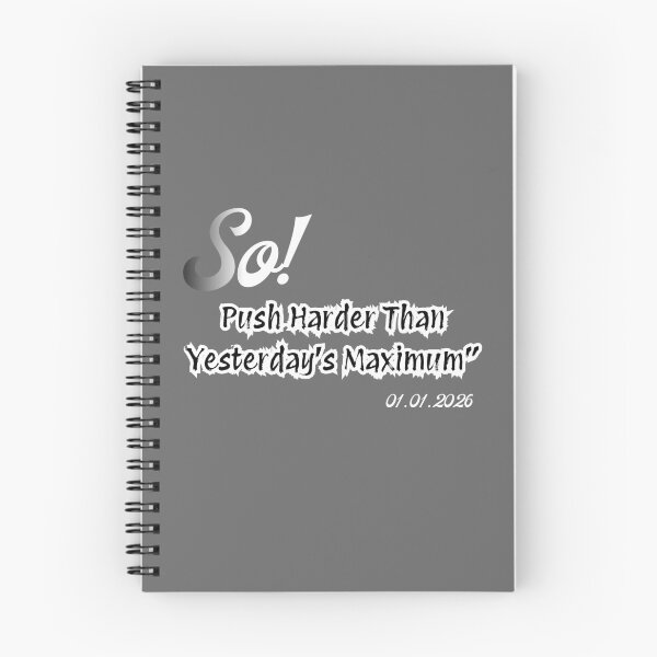 Item preview, Push Harder Than Yesterday's Maximum Motivational Mindset designed and sold by LANCEWISEMEDIA.