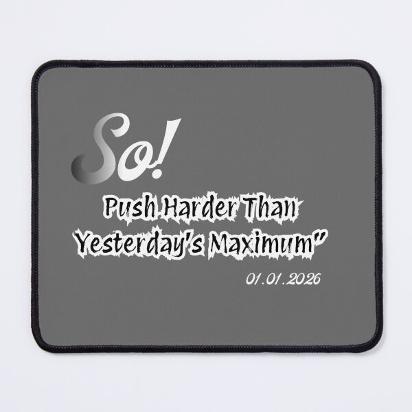 Item preview, Push Harder Than Yesterday's Maximum Motivational Mindset designed and sold by LANCEWISEMEDIA.
