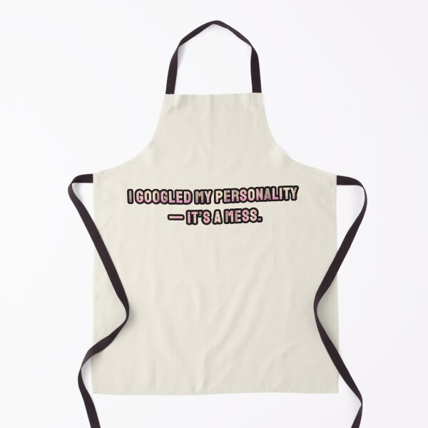 Item preview, I googled my personality — it’s a mess, a checkered inscription designed and sold by silent-violin.