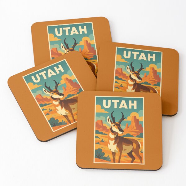 Item preview, Utah designed and sold by Broken Antler Designs .