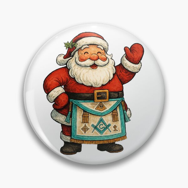 Item preview, Masonic Freemason Santa Claus Christmas Holiday designed and sold by MasterMasonMade.