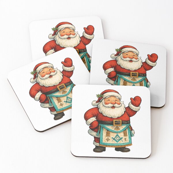 Item preview, Masonic Freemason Santa Claus Christmas Holiday designed and sold by MasterMasonMade.