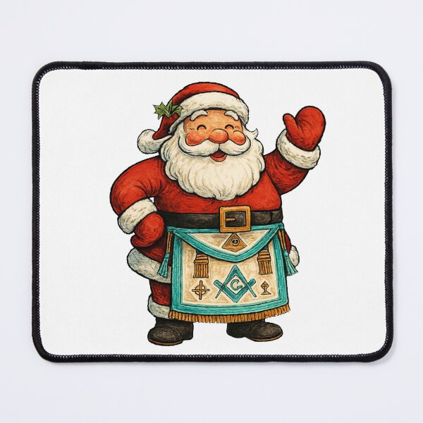 Item preview, Masonic Freemason Santa Claus Christmas Holiday designed and sold by MasterMasonMade.