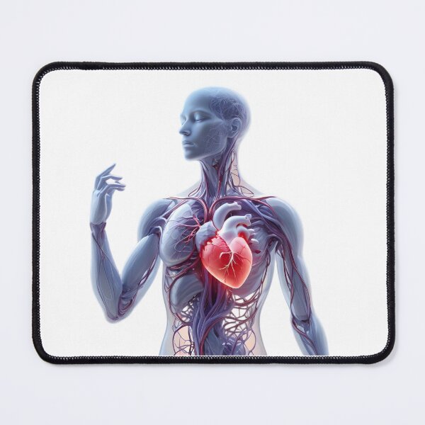 Item preview, The Conduit | Luminous Figure with Glowing Heart designed and sold by Maldives-Art.