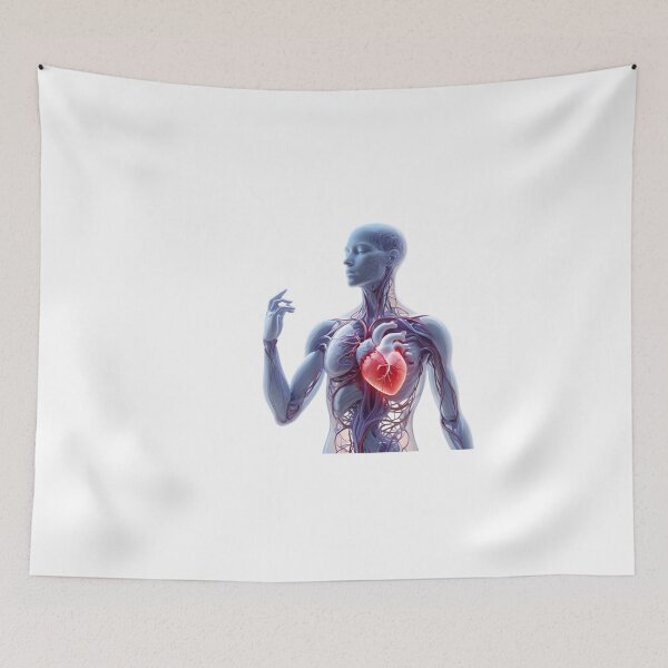 Item preview, The Conduit | Luminous Figure with Glowing Heart designed and sold by Maldives-Art.