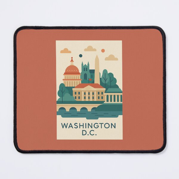 Item preview, Washington D.C. designed and sold by Broken Antler Designs .