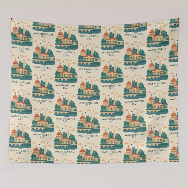 Item preview, Washington D.C. designed and sold by Broken Antler Designs .