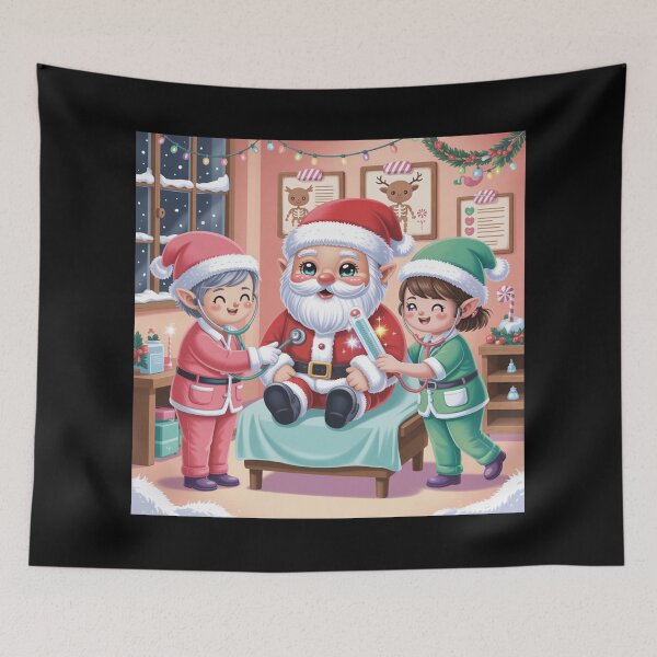 Item preview, Santa’s Medical Check-Up designed and sold by McVrax.