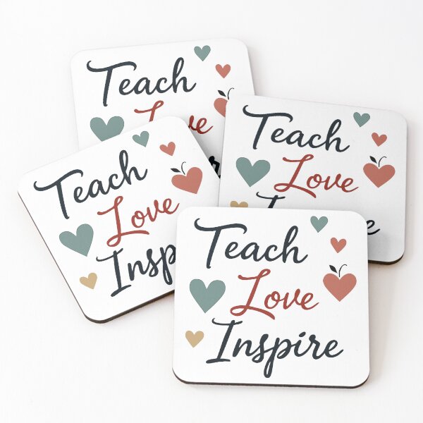 Item preview, Teach. Love. Inspire. - Inspirational Teacher Quote - Motivational Shirt for Teachers & Educators designed and sold by Hans-Design.