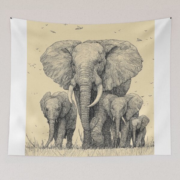 Item preview, FANTASY ELEPHANTS .4 designed and sold by lautir.