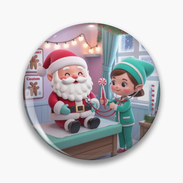 Item preview, Santa’s Medical Check-Up designed and sold by McVrax.