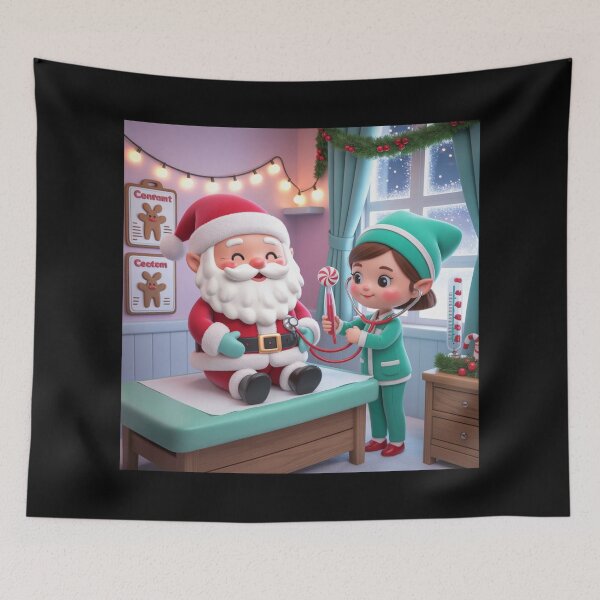 Item preview, Santa’s Medical Check-Up designed and sold by McVrax.