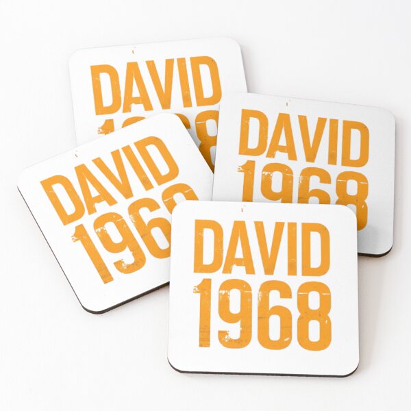 Artikelvorschau, David 1968 – Vintage-Geburtstagsausgabe entworfen und verkauft von AlexLineArt.