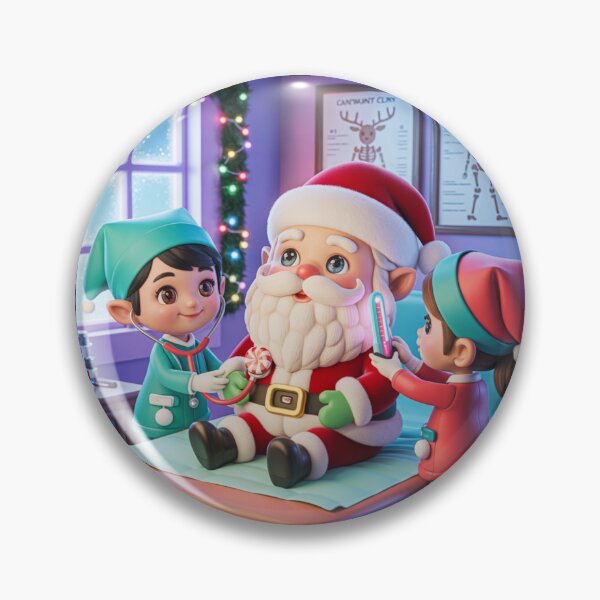 Item preview, Santa’s Medical Check-Up designed and sold by McVrax.