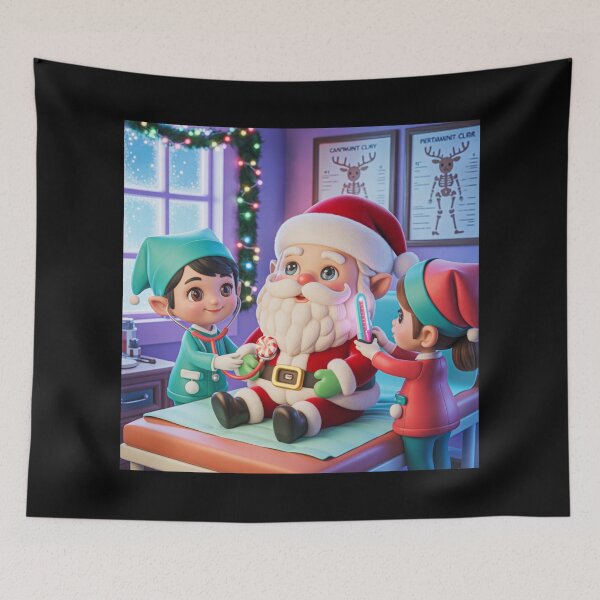 Item preview, Santa’s Medical Check-Up designed and sold by McVrax.