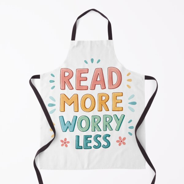 Item preview, Read More, Worry Less designed and sold by MrsBCuriosities.