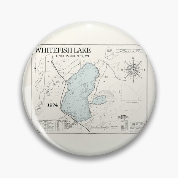 Item preview, Whitefish Lake - Oneida County  designed and sold by Jean Plout.