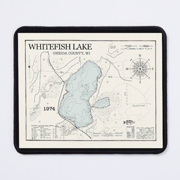 Item preview, Whitefish Lake - Oneida County designed and sold by Jean Plout.